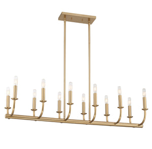 Bailey 12 Light Aged Brass Chandelier BAI-A2112-AG