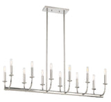 Bailey 12 Light Polished Nickel Chandelier BAI-A2112-PN