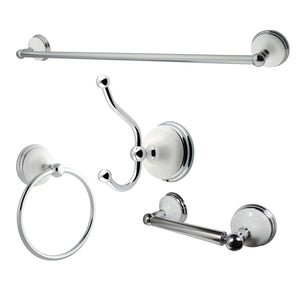Victorian BAK1111478C 4-Piece Bathroom Hardware Set, Polished Chrome