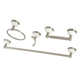 Victorian BAK1111478SN 4-Piece Bathroom Hardware Set, Brushed Nickel