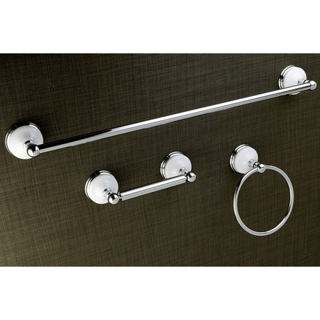 Victorian BAK111148C 3-Piece Bathroom Hardware Set, Polished Chrome