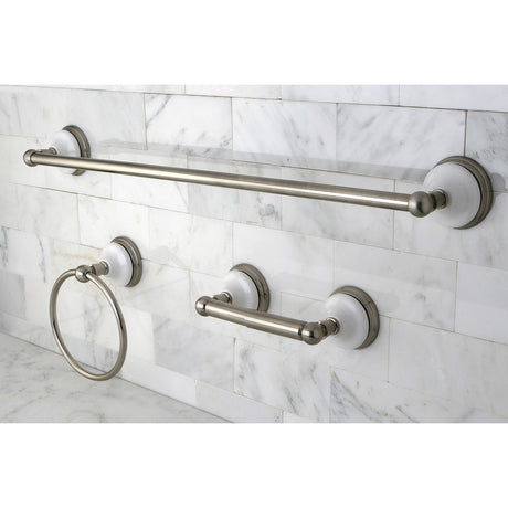 Victorian BAK111148SN 3-Piece Bathroom Hardware Set, Brushed Nickel