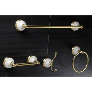 Victorian BAK1112478PB 4-Piece Bathroom Hardware Set, Polished Brass