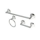 Victorian BAK111248C 3-Piece Bathroom Hardware Set, Polished Chrome