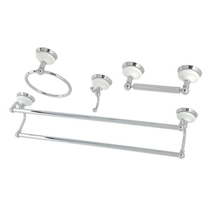 Victorian BAK1113478C 4-Piece Bathroom Hardware Set, Polished Chrome