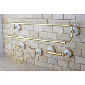 Victorian BAK1113478PB 4-Piece Bathroom Hardware Set, Polished Brass