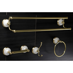 Victorian BAK1113478PB 4-Piece Bathroom Hardware Set, Polished Brass