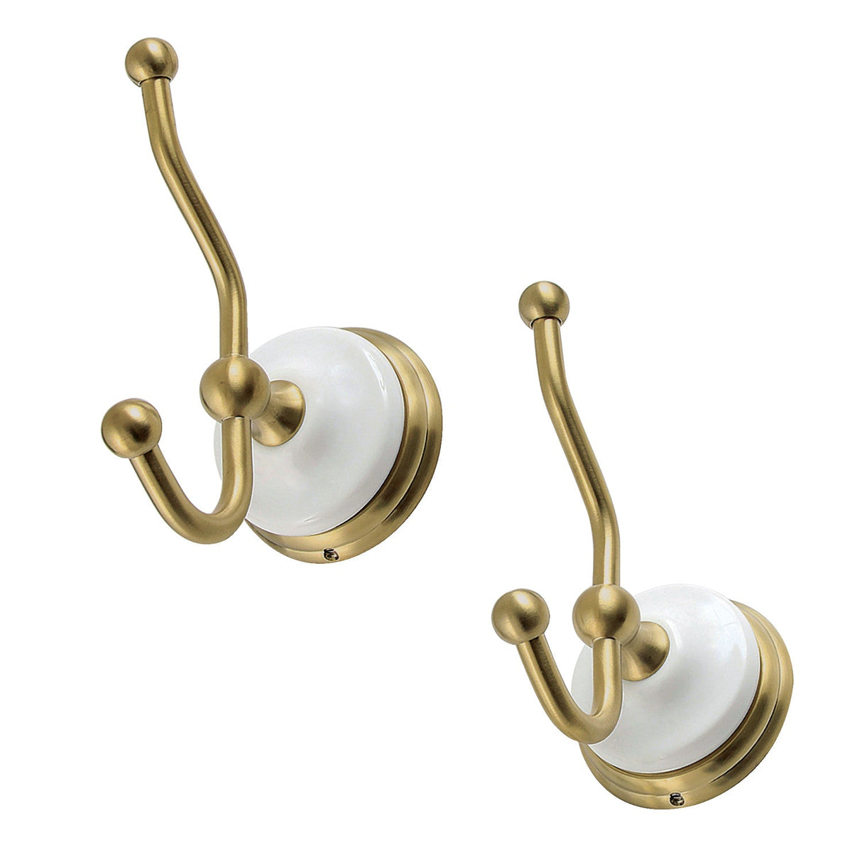 Victorian BAK1117BB Robe Hook, Brushed Brass