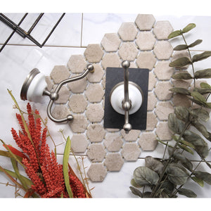 Victorian BAK1117SN Robe Hook, Brushed Nickel