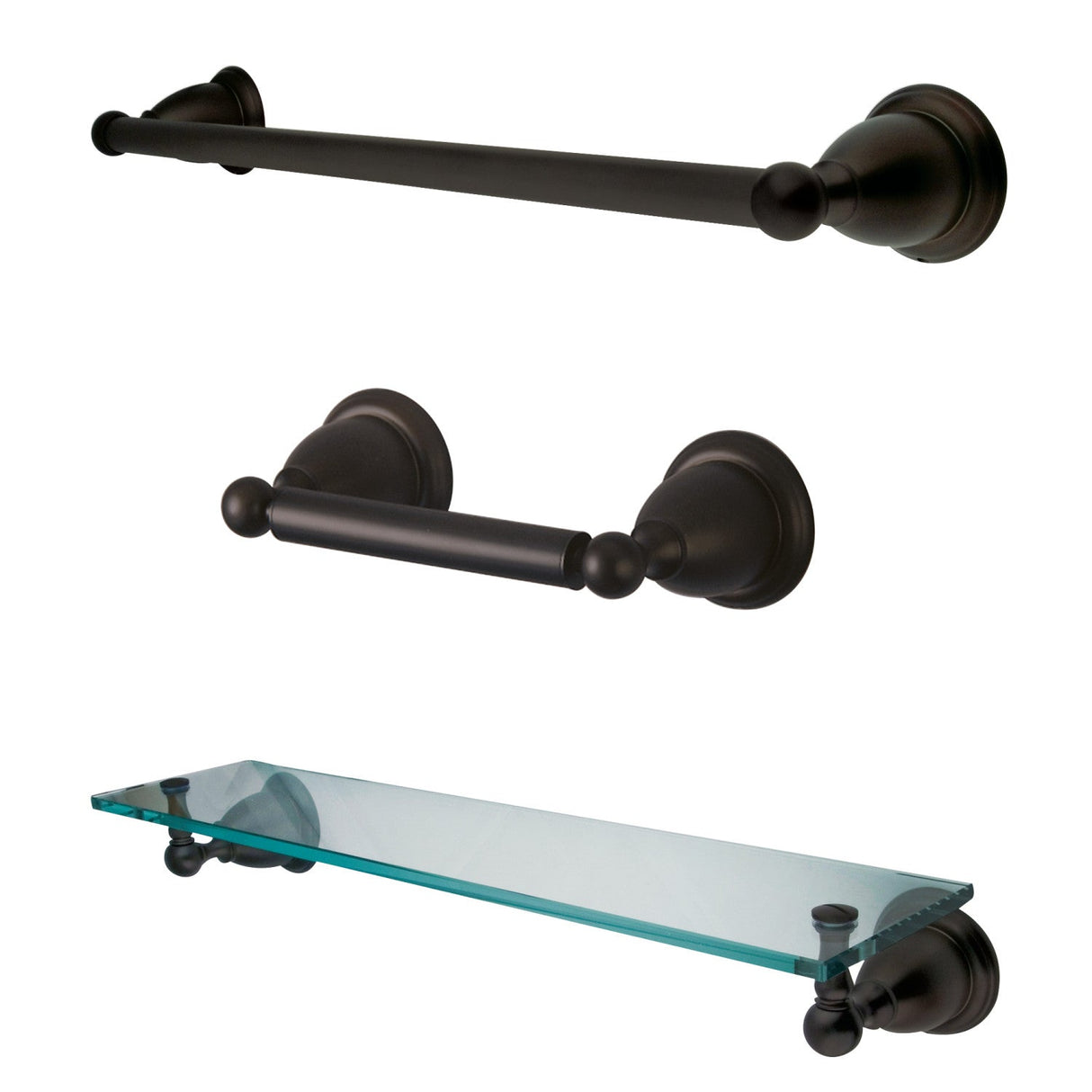 Heritage BAK175289ORB 3-Piece Bathroom Hardware Set, Oil Rubbed Bronze