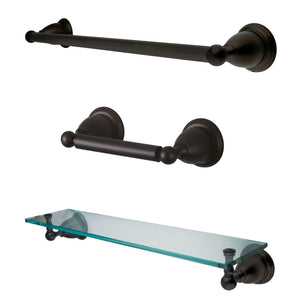 Heritage BAK175289ORB 3-Piece Bathroom Hardware Set, Oil Rubbed Bronze