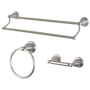 Heritage BAK175348SN 3-Piece Bathroom Hardware Set, Brushed Nickel