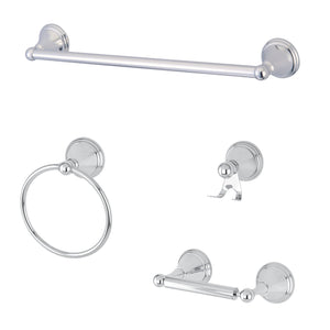 Governor BAK2971478C 4-Piece Bathroom Hardware Set, Polished Chrome