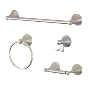 Governor BAK2971478SN 4-Piece Bathroom Hardware Set, Brushed Nickel