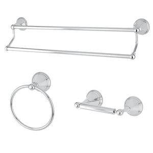 Governor BAK297348C 3-Piece Bathroom Hardware Set, Polished Chrome