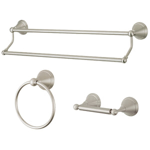 Governor BAK297348SN 3-Piece Bathroom Hardware Set, Brushed Nickel