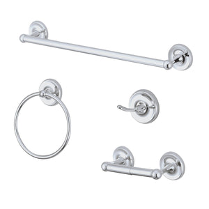 Victorian BAK312478C 4-Piece Bathroom Hardware Set, Polished Chrome