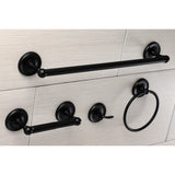 Victorian BAK312478MB 4-Piece Bathroom Hardware Set, Matte Black