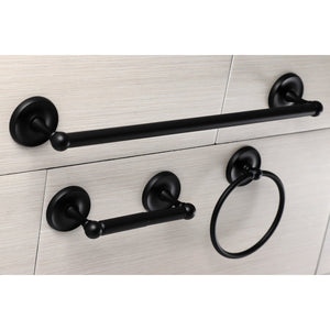 Victorian BAK31248MB 3-Piece Bathroom Hardware Set, Matte Black