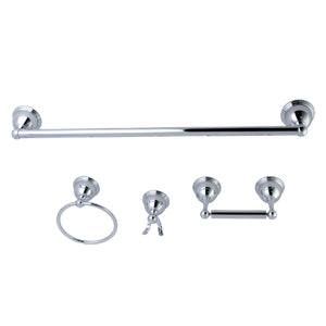 Restoration BAK3961478C 4-Piece Bathroom Hardware Set, Polished Chrome