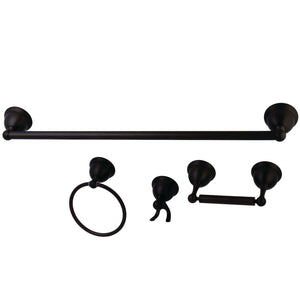 Restoration BAK3961478ORB 4-Piece Bathroom Hardware Set, Oil Rubbed Bronze