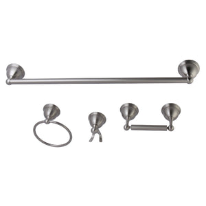 Restoration BAK3961478SN 4-Piece Bathroom Hardware Set, Brushed Nickel