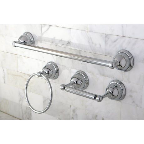 Restoration BAK396248C 3-Piece Bathroom Hardware Set, Polished Chrome