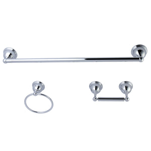 Restoration BAK396248C 3-Piece Bathroom Hardware Set, Polished Chrome