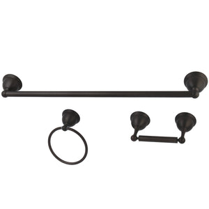 Restoration BAK396248ORB 3-Piece Bathroom Hardware Set, Oil Rubbed Bronze