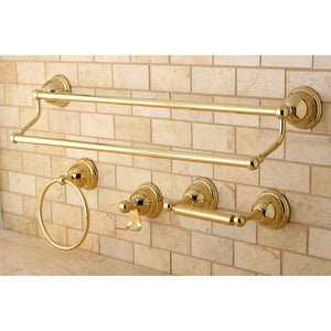 Restoration BAK3963478PB 4-Piece Bathroom Hardware Set, Polished Brass