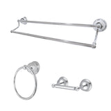 Restoration BAK396348C 3-Piece Bathroom Hardware Set, Polished Chrome