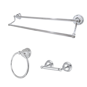 Restoration BAK396348C 3-Piece Bathroom Hardware Set, Polished Chrome