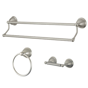 Restoration BAK396348SN 3-Piece Bathroom Hardware Set, Brushed Nickel