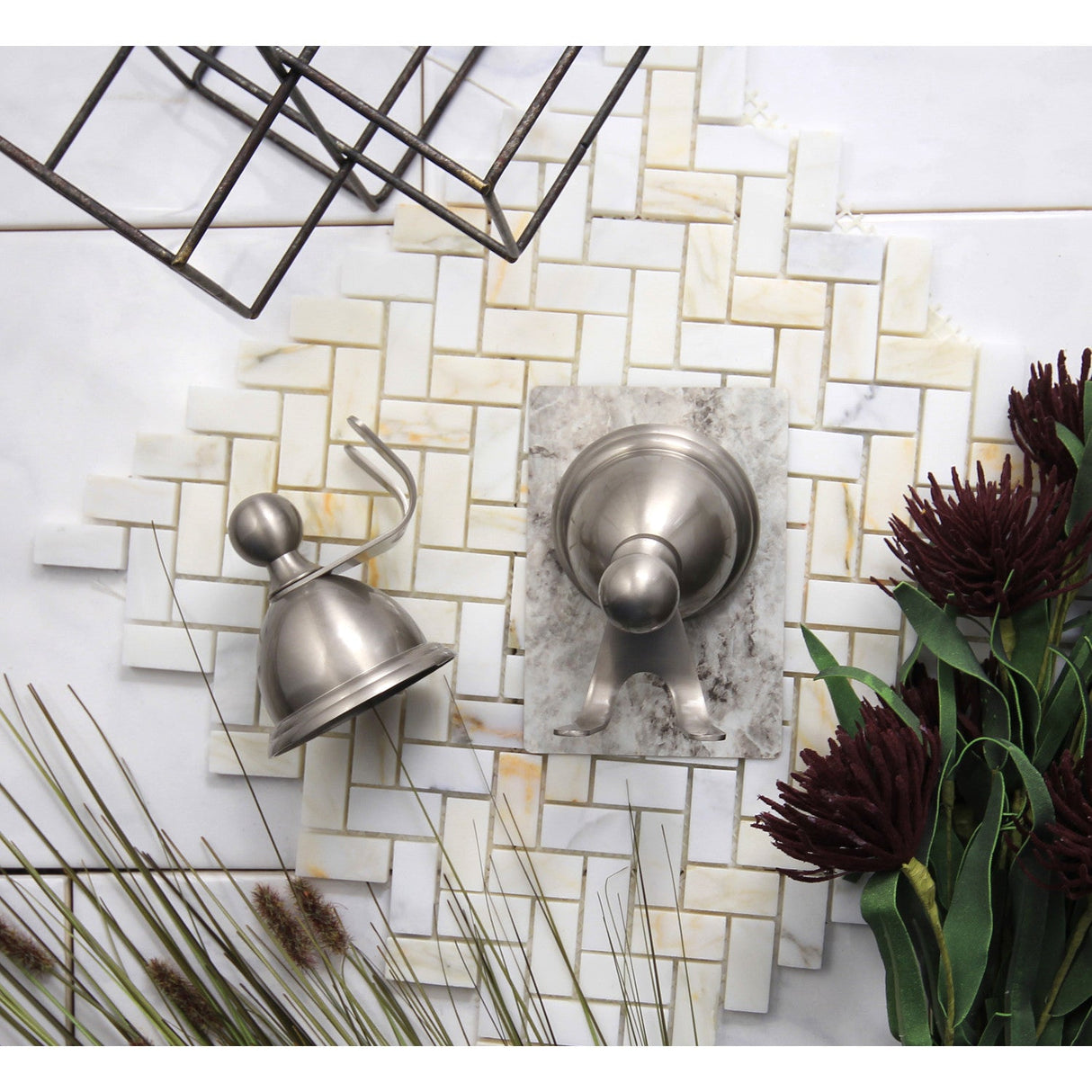 Restoration BAK3967SN Robe Hook, Brushed Nickel