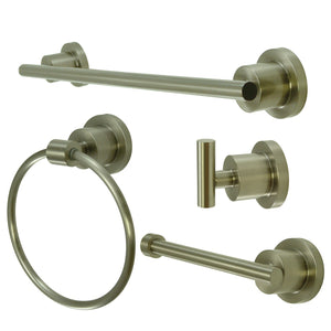 Concord BAK8212478SN 4-Piece Bathroom Hardware Set, Brushed Nickel