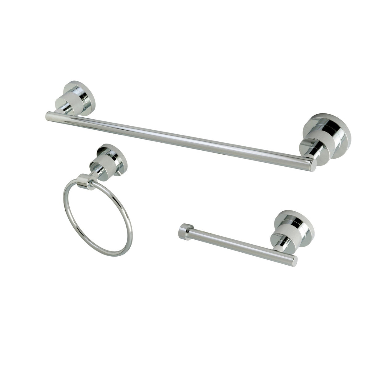 Concord BAK821248C 3-Piece Bathroom Hardware Set, Polished Chrome