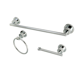 Concord BAK821248C 3-Piece Bathroom Hardware Set, Polished Chrome