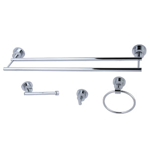 Concord BAK8213478C 4-Piece Bathroom Hardware Set, Polished Chrome