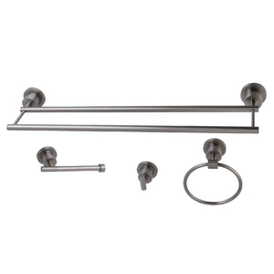 Concord BAK8213478SN 4-Piece Bathroom Hardware Set, Brushed Nickel