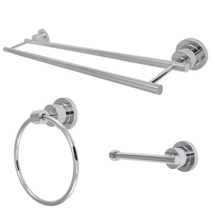 Concord BAK821348C 3-Piece Bathroom Hardware Set, Polished Chrome