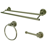 Concord BAK821348SN 3-Piece Bathroom Hardware Set, Brushed Nickel