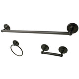 Concord BAK91148ORB 3-Piece Bathroom Hardware Set, Oil Rubbed Bronze