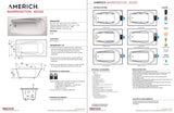 Americh BA6032TA2-BI Barrington 6032 - Tub Only / Airbath 2 - Biscuit