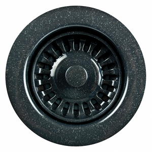 Hamat - BAS-2001 GBL - 3 1/2"  Speckled Granite Black Basket Strainer
