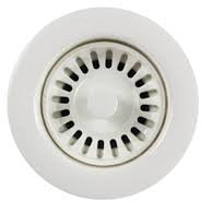 Hamat - BAS-2001 WH - 3 1/2" White Basket Strainer