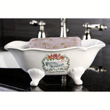 Savons Superfins BATUBFLW 7-9/16-Inch Mini Tub, White