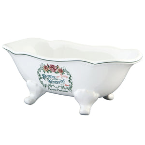 Savons Superfins BATUBFLW 7-9/16-Inch Mini Tub, White