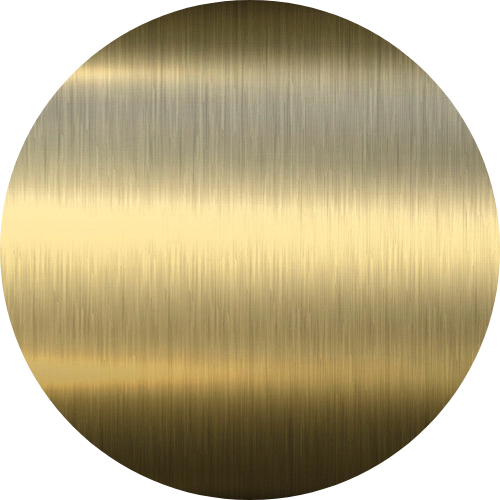 GRAFF 24K Brushed Gold Plated M-Series Square Stop/Volume Control Trim Plate w/Solar Handle  G-8098-LM31E1-BAU-T