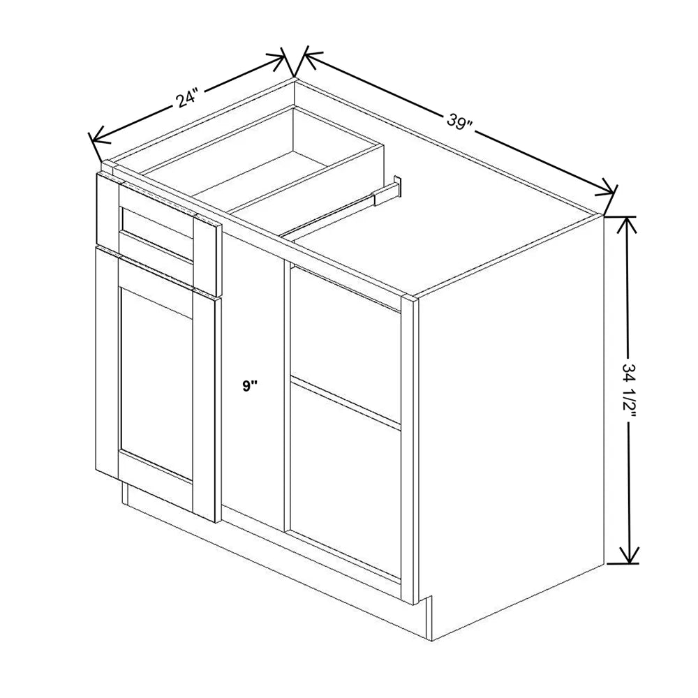 Mahogany BBC39L - J&K Cabinetry
