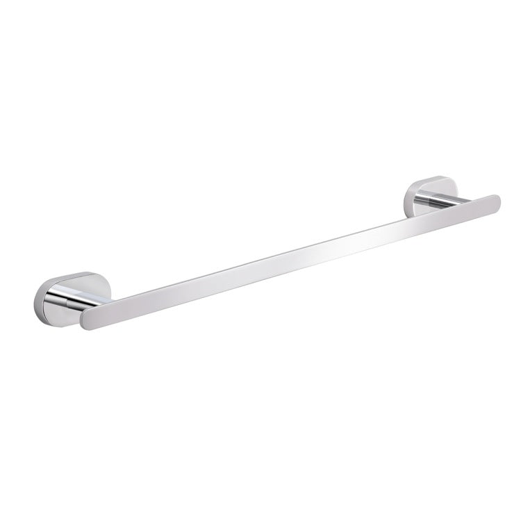 Towel Bar, 14 Inch, Round, Chrome, Wall Mounted